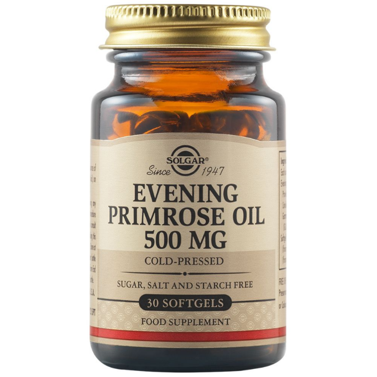 Solgar | Συμπλήρωμα Διατροφής Evening Primrose Oil 500mg | 180softgels