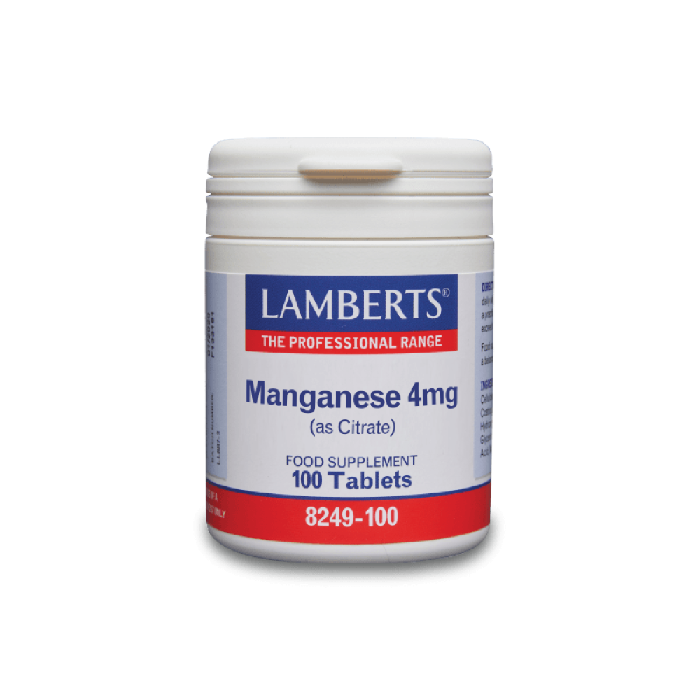 Lamberts | Manganese 4mg | 100tabs