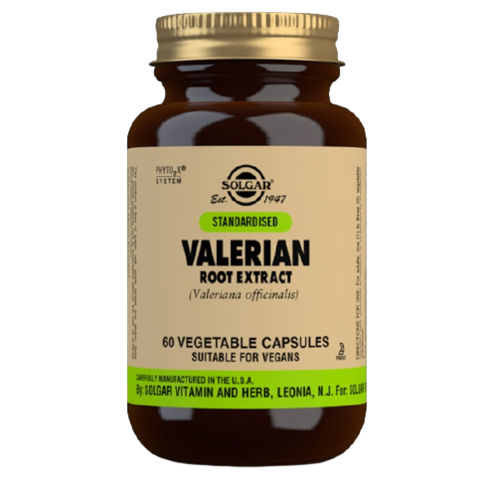 Solgar | Συμπλήρωμα Διατροφής Valerian Root Extract | 60veg.caps