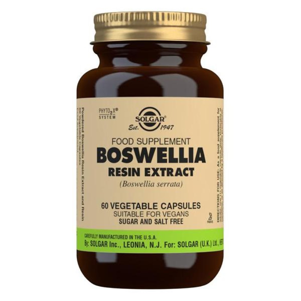 Solgar | Συμπλήρωμα Διατροφής Boswellia Resin Extract | 60veg.caps