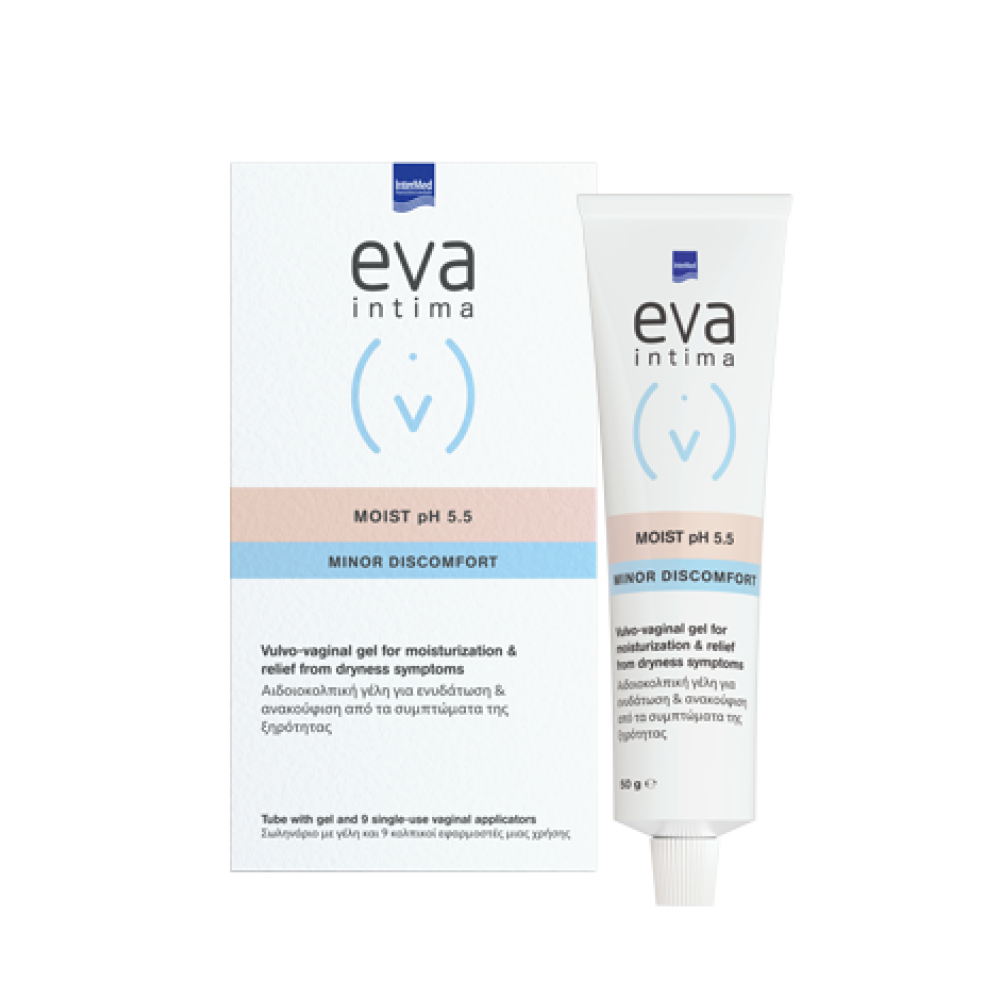 Eva Intima | Moist pH 5,5 Αιδιοκολπική Γέλη για Ενυδάτωση & Ανακούφιση από την Ξηρότητα | 50g