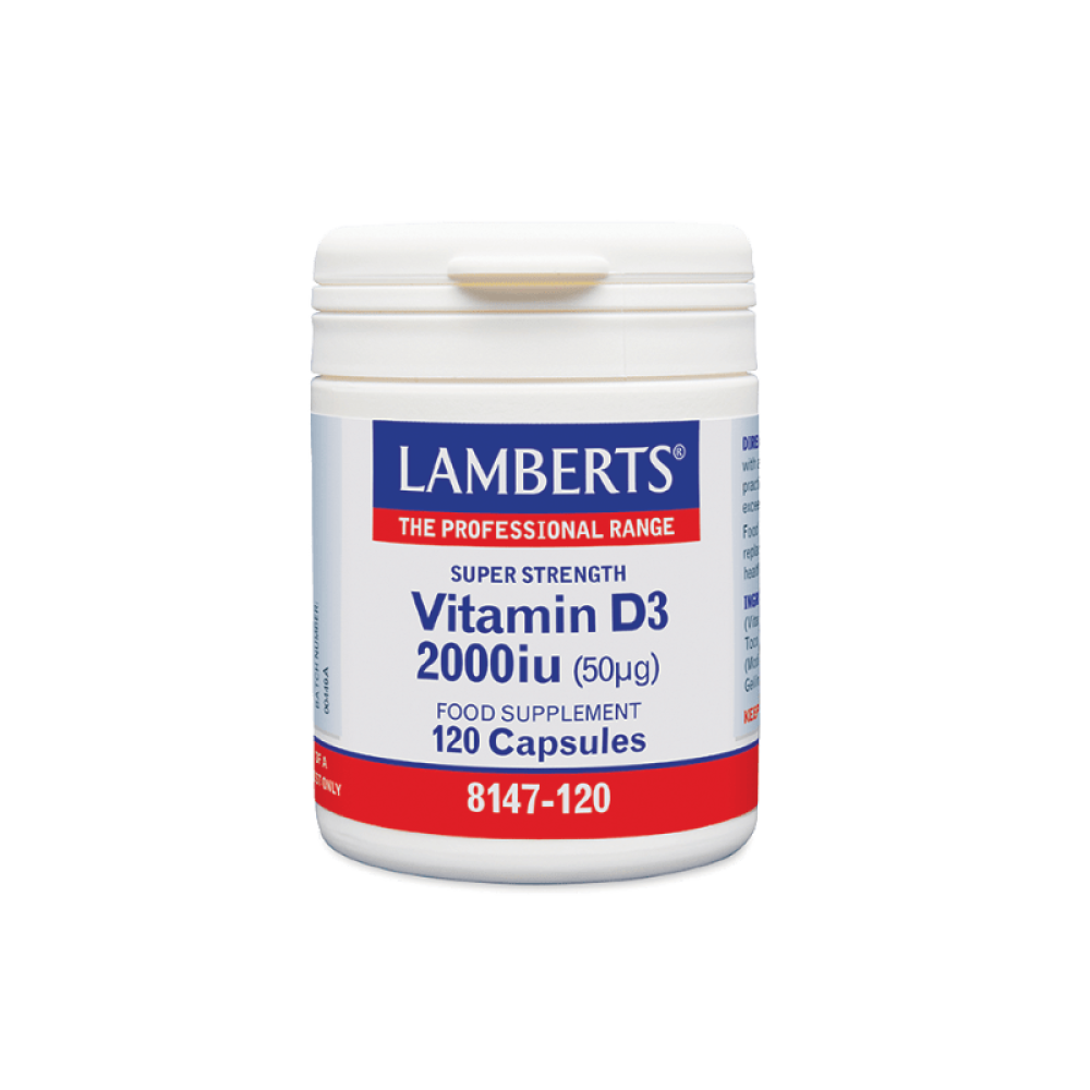 Lamberts | Vitamin D3 2000iu(50mg) | 120caps
