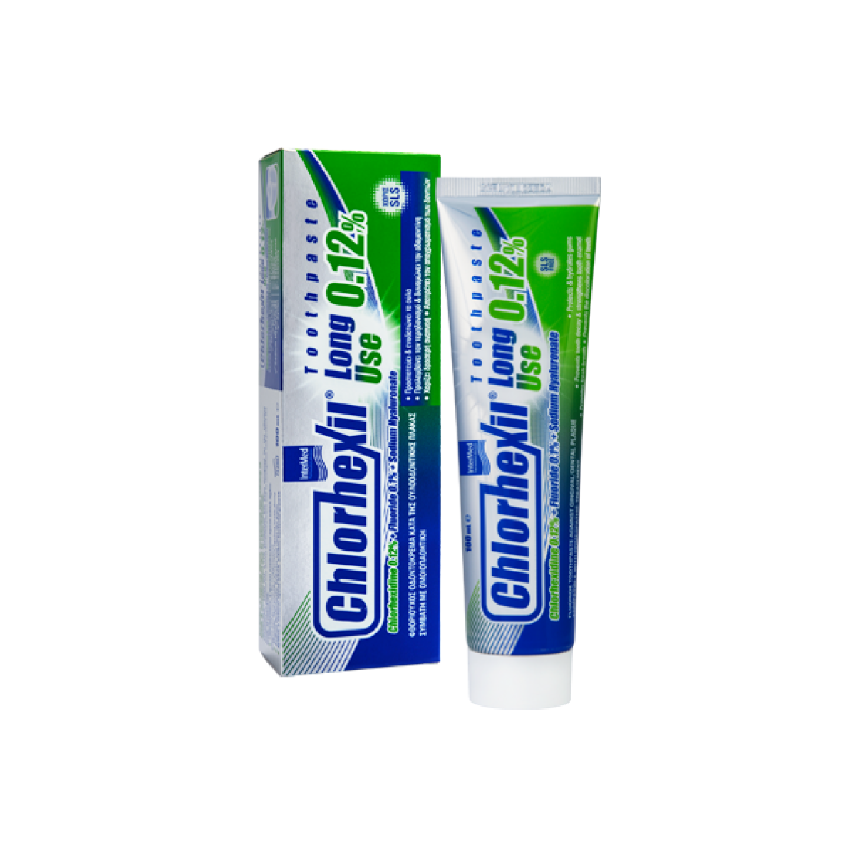 Intermed |  Chlorhexil Long Use Toothpaste 0.12% Πολλαπλή Προστασία της Στοματικής Κοιλότητας | 100ml