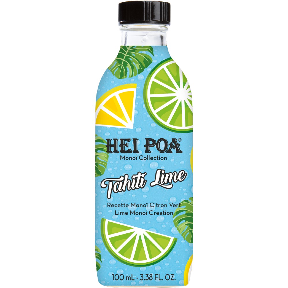 Hei Poa | Pure Tahiti Monoi Oil Tahiti Lime Λάδι για Σώμα & Μαλλιά | 100ml