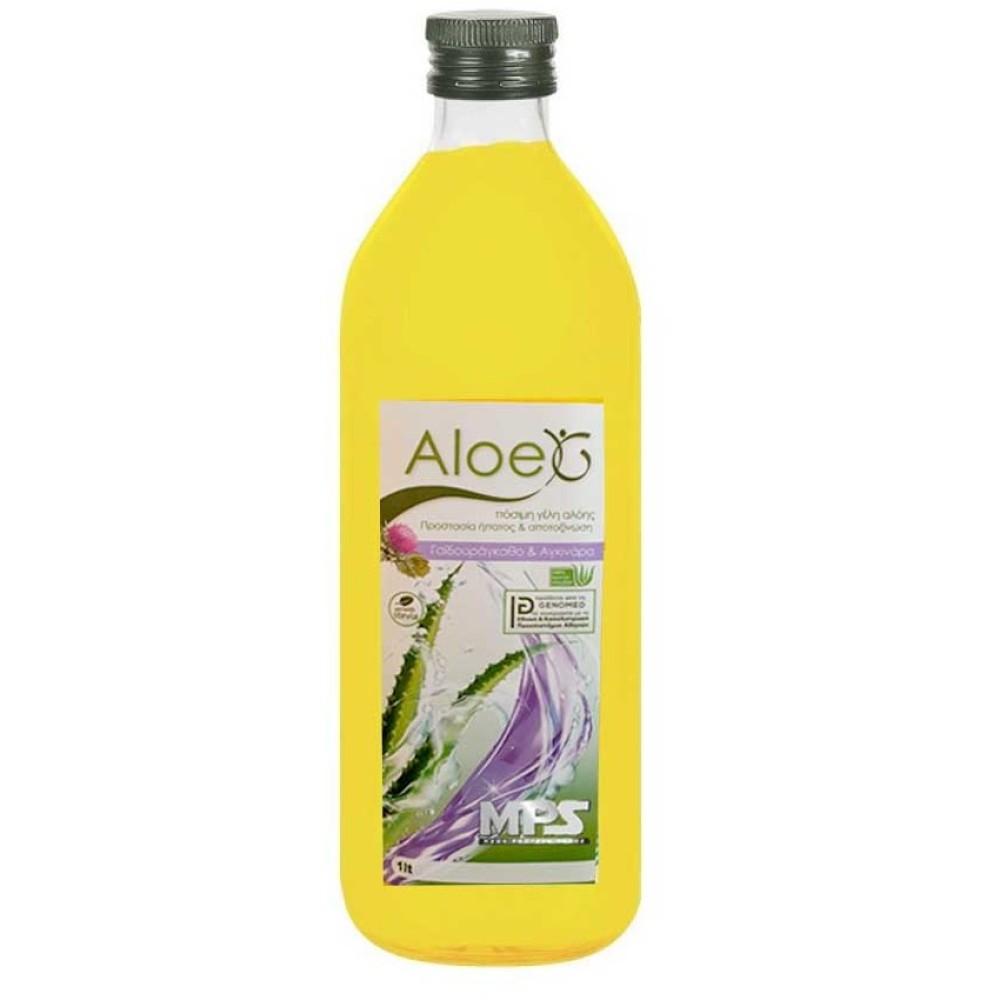Genomed | Aloe G Πόσιμη Γέλη Αλόης με Γαϊδουράγκαθο & Αγκινάρα | 1000ml