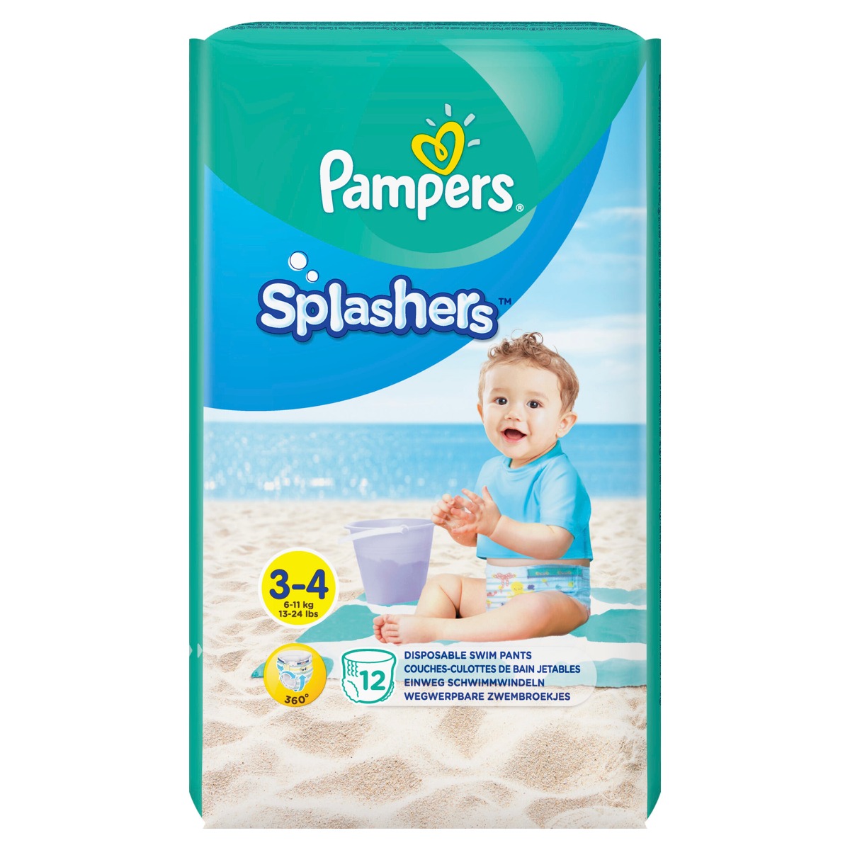 Pampers | Splashers No. 3-4 (6-11kg) | 12 τμχ