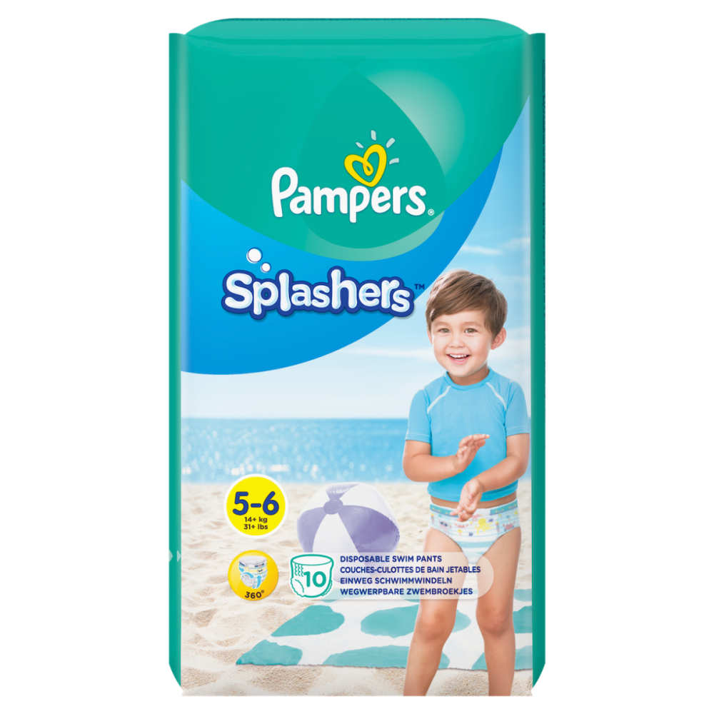 Pampers | Splashers No. 5-6 (14+kg) | 10τμχ