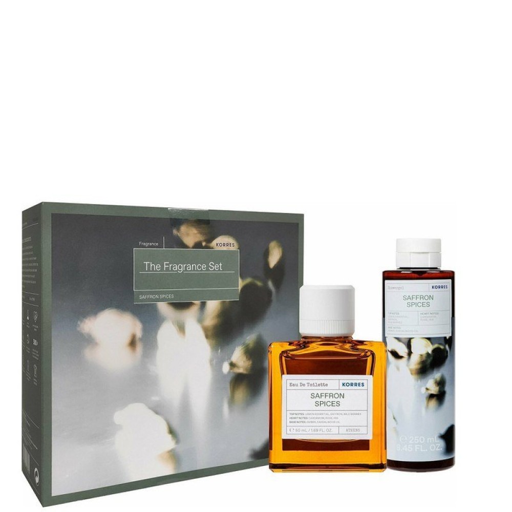 Korres | Promo The Fragrance Set Saffron Spices Eau de Toilette Ανδρικό Άρωμα 50ml & Αφρόλουτρο 250ml