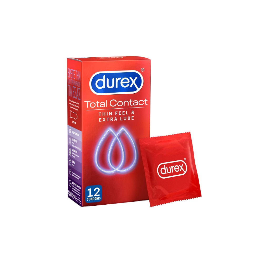 Durex | Προφυλακτικά Total Contact | 12τμχ