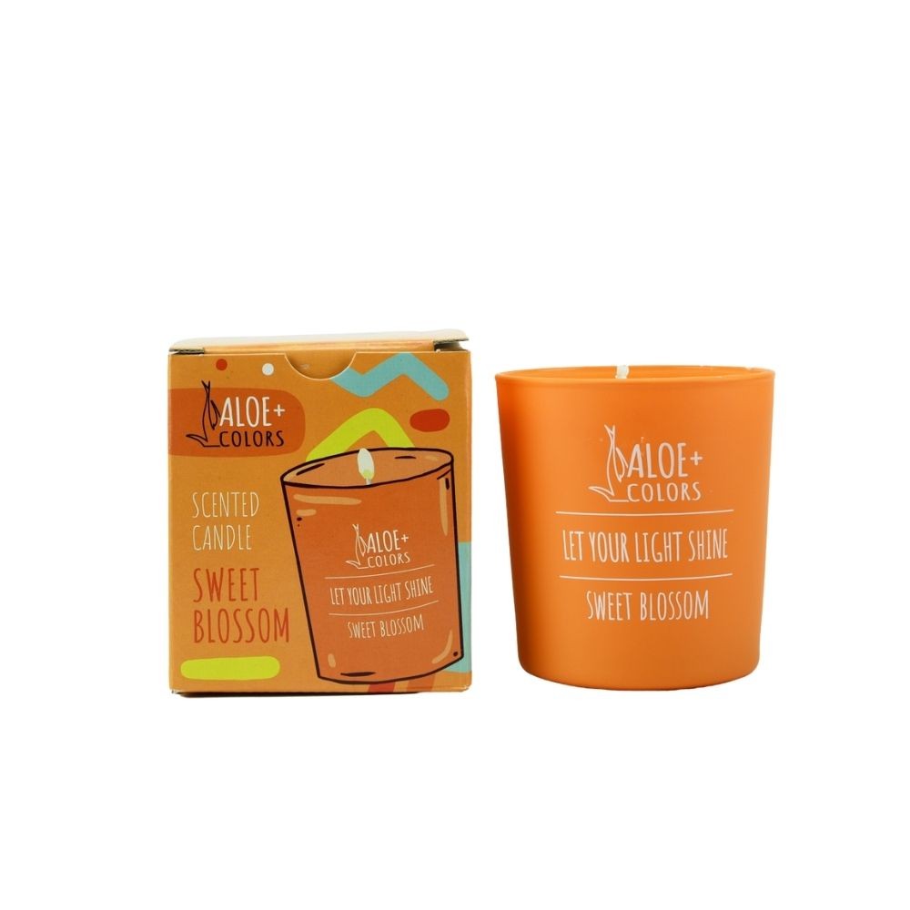 Aloe+ Colors | Scented Soy Candle Αρωματικό Κερί Σόγιας Sweet Blossom | 220gr