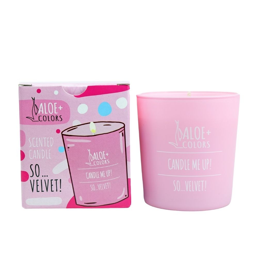 Aloe+ Colors | Scented Soy Candle Αρωματικό Κερί Σόγιας So Velvet | 220gr