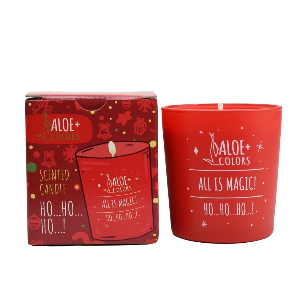 Aloe+ Colors | Scented Soy Candle Αρωματικό Κερί Σόγιας Ho Ho Ho! | 220gr