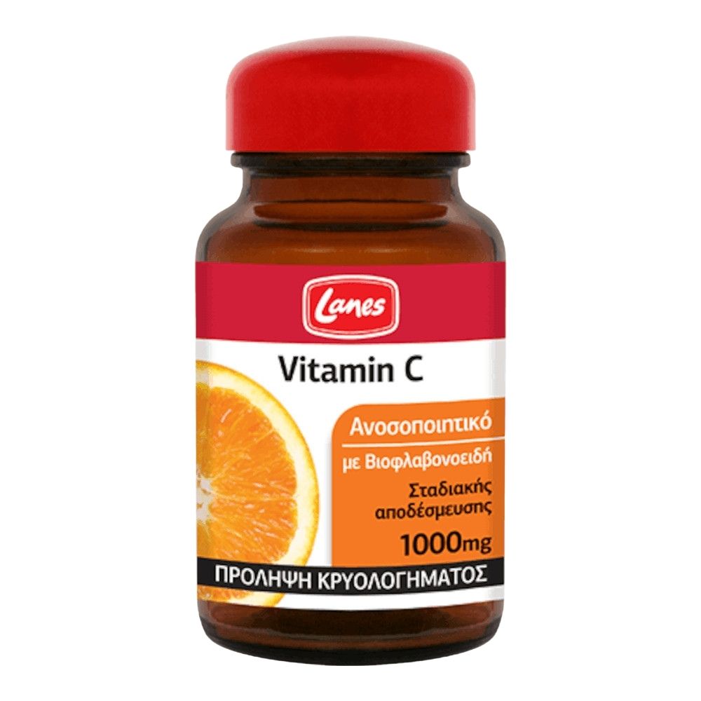 Lanes | Vitamin C 1000mg για Υποστήριξη του Ανοσοποιητικού | 30tabs