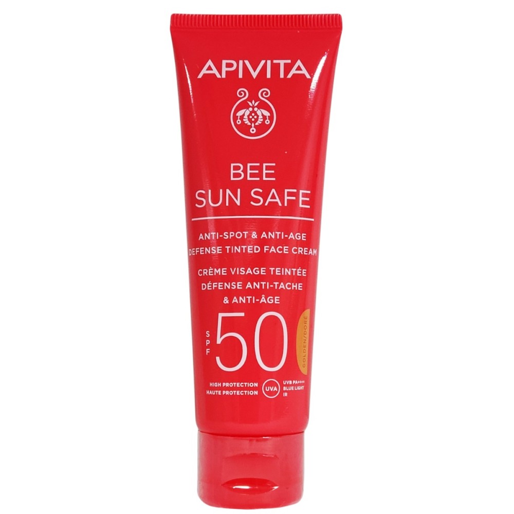 Apivita |Bee Sun Safe Anti-Spot & Anti-Age Defence Tinted Face Cream