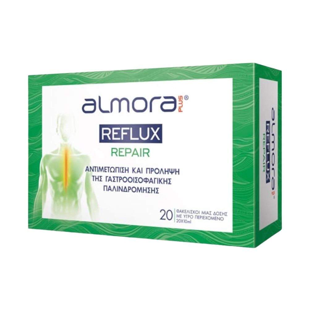 Almora Plus | Reflux Repair για την Γαστροοισοφαγική Παλινδρόμηση | 20 φακελίσκοι