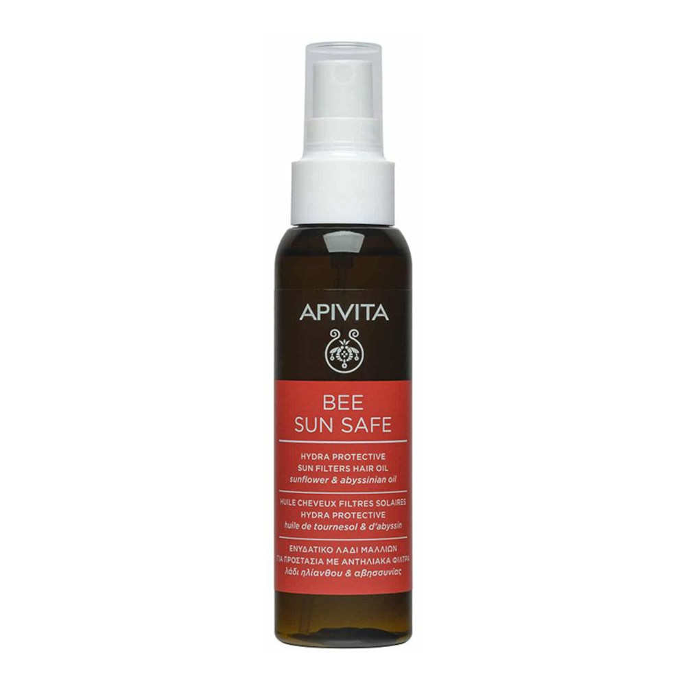 Apivita | Bee Sun Safe Ενυδατικό Λάδι Μαλλιών για Προστασία με Αντηλιακά Φίλτρα | 100ml