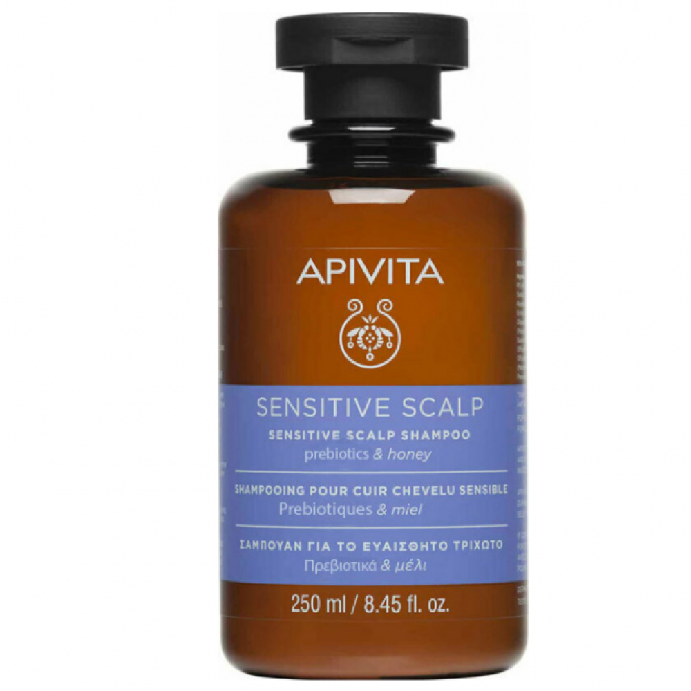 Apivita |Sensitive Scalp Prebiotics & Honey Shampoo | 250ml