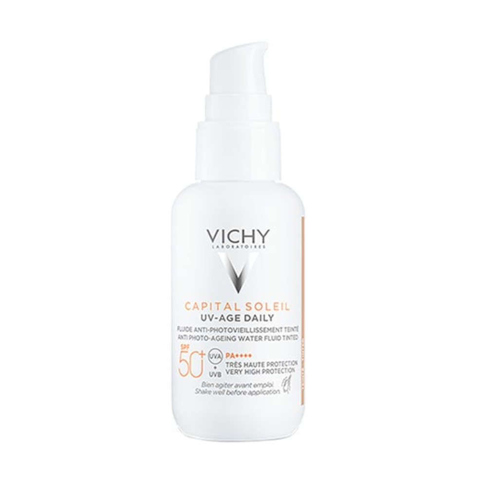 Vichy | Capital Soleil UV-Age Daily SPF50+ Αντηλιακό κατά της Φωτογήρανσης με Χρώμα | 40ml