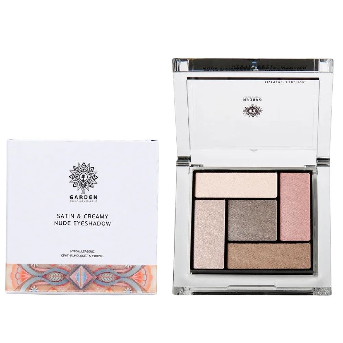 Garden | Satin and Creamy Nude Eyeshadow No 1 | 6gr