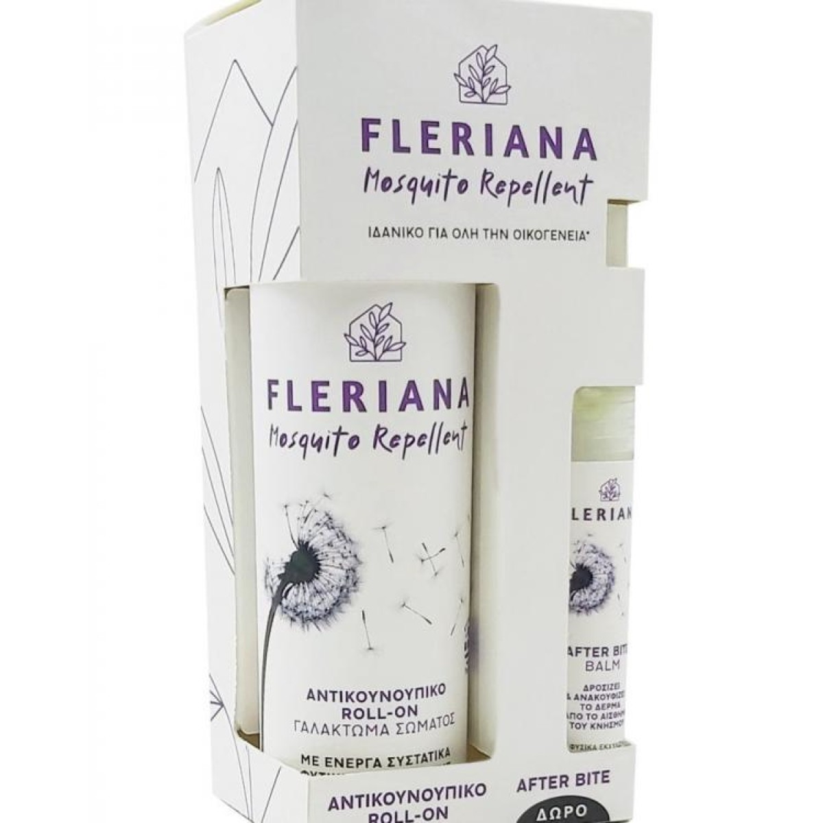 Fleriana | Mosquito Repellent Roll On 100ml + Δώρο Fleriana After Bite Balm 7ml