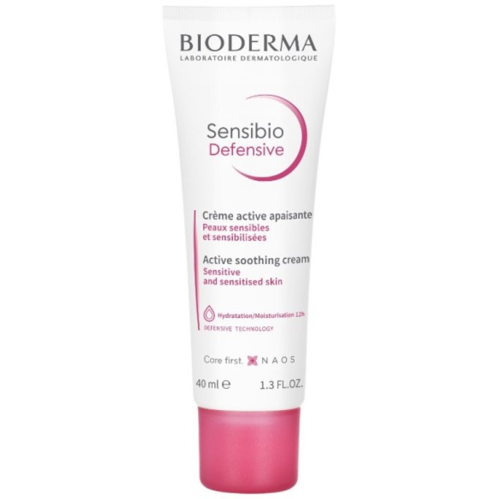 Bioderma | Sensibio Defensive | Καταπραϋντική Κρέμα για Ενίσχυση της Αυτοάμυνας της Ευαίσθητης Επιδερμίδας από τους Ρύπους | 40ml