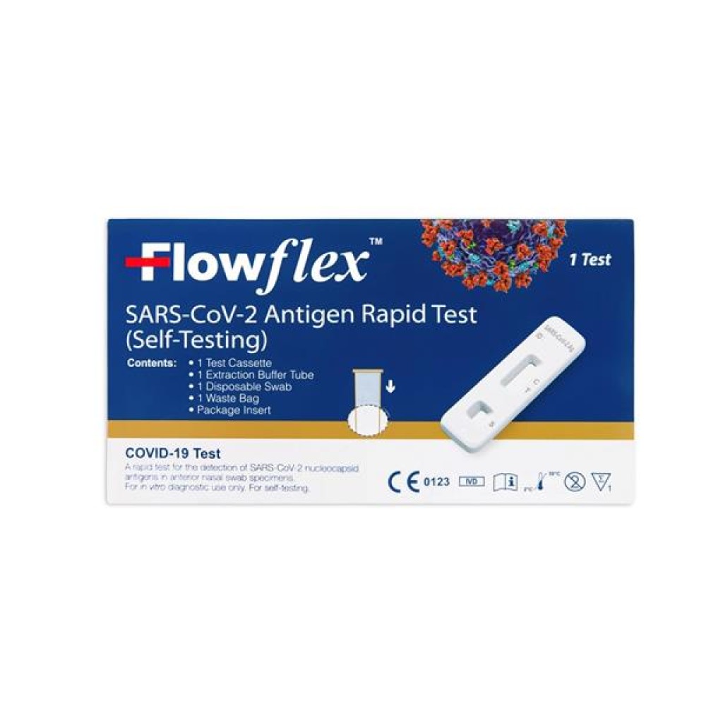 Flowflex | SARS-CoV-2 Antigen Rapid Test | Ρινικό Τεστ Αντιγόνων Κορονοϊού | 1τμχ