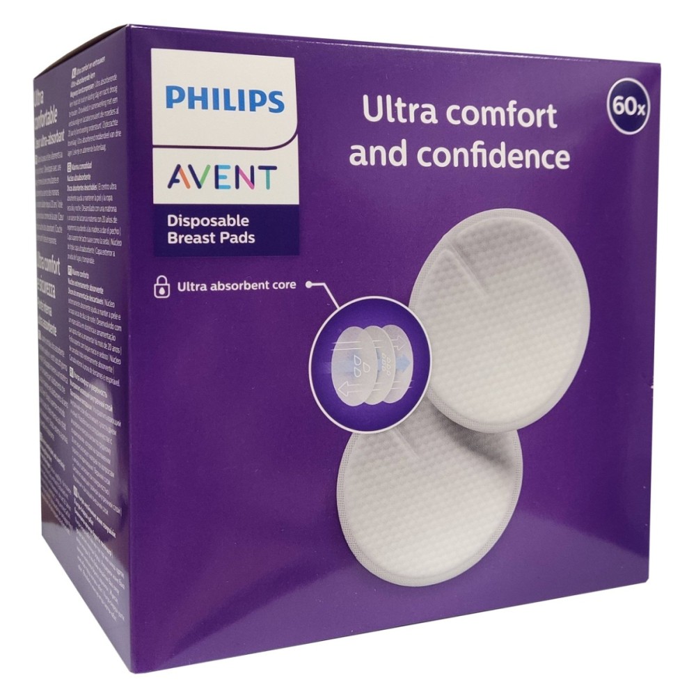 Avent | Ultra Comfort Disposable Breast Pads | Επιθέματα Στήθους Μίας Χρήσης | 60τμχ