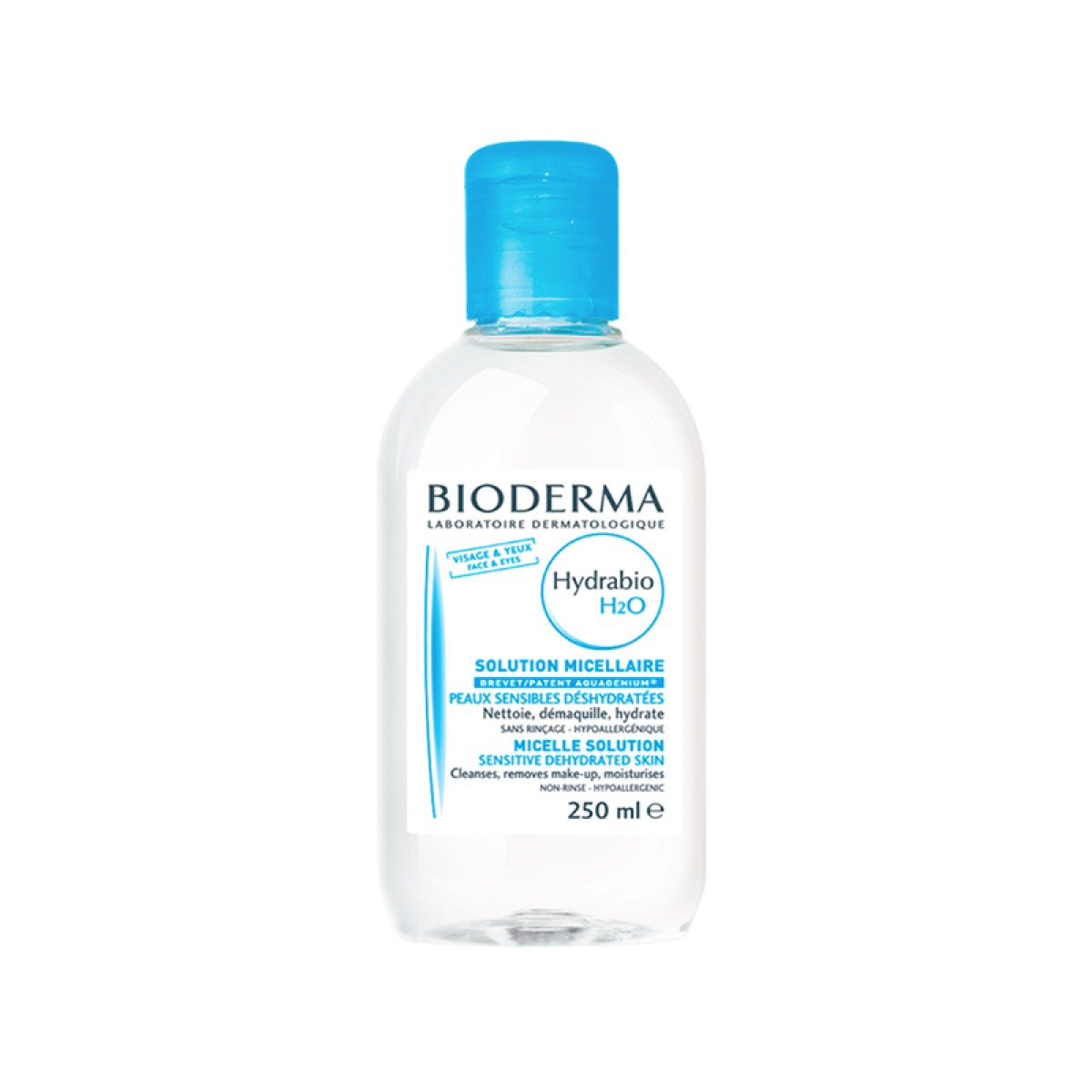 Bioderma | Hydrabio H2O | Ενυδατικό Νερό Καθαρισμού και Ντεμακιγιάζ | 250ml
