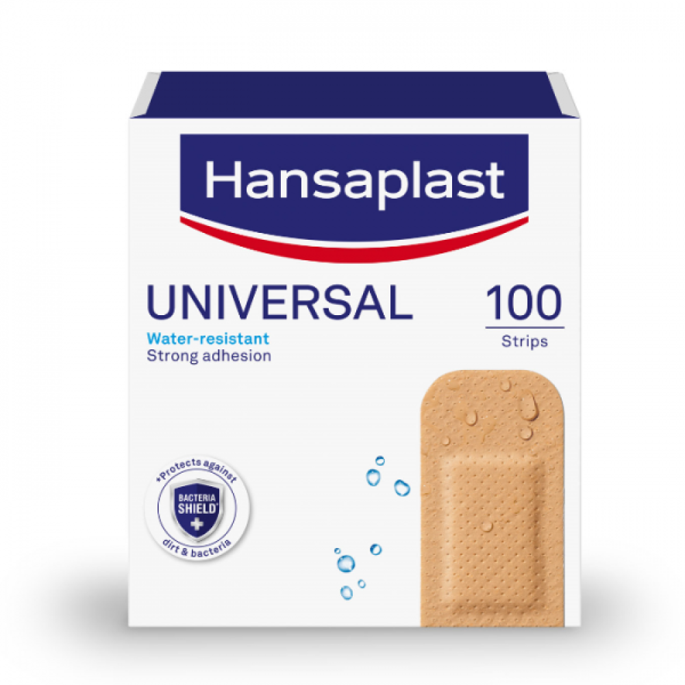 Hansaplast | Universal Water Resistant | Επιθέματα Ανθεκτικά στο Νερό | 100τμχ