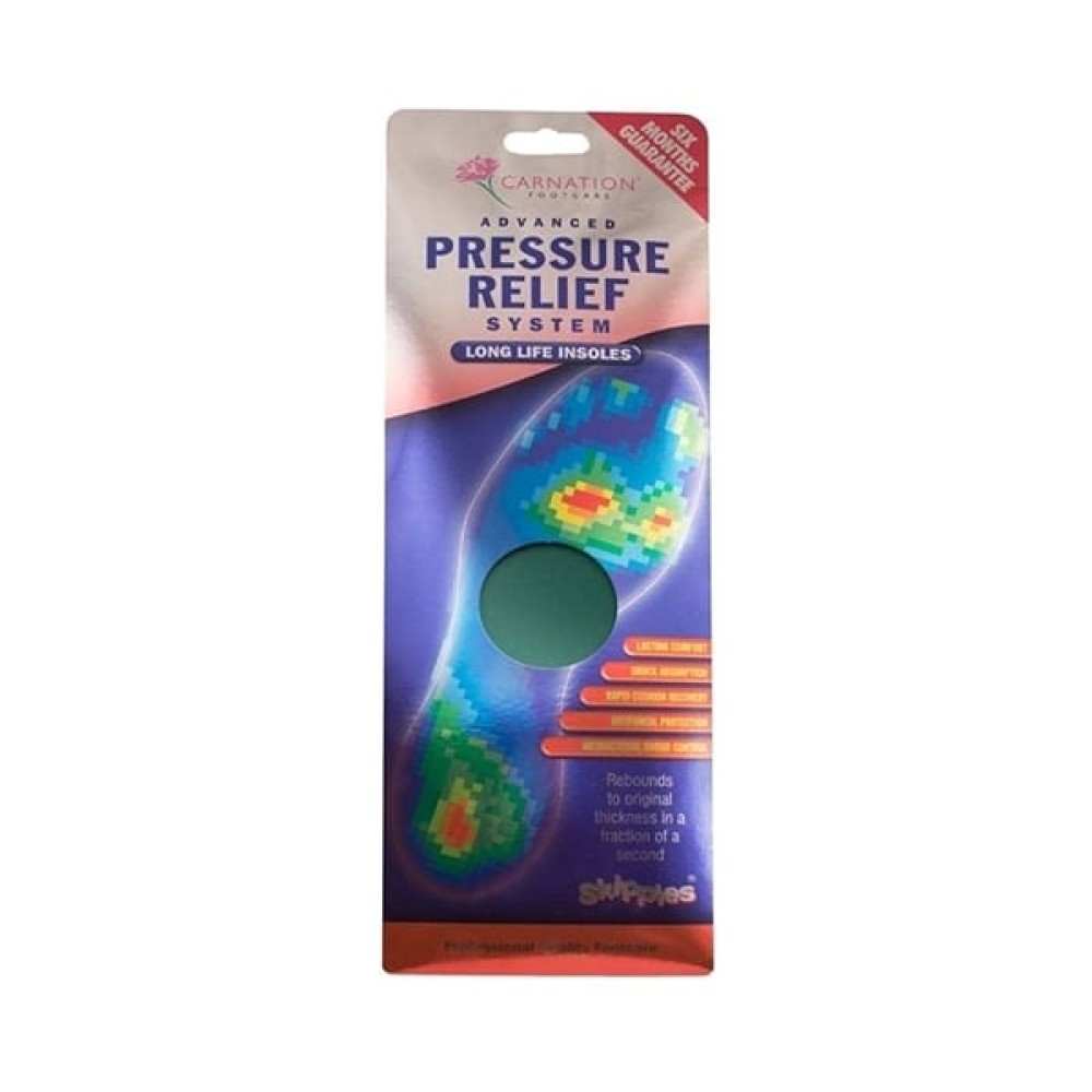 Carnation | Advanced Pressure Relief Insoles | Πάτοι Απορρόφησης Κραδασμών | 1 Ζεύγος