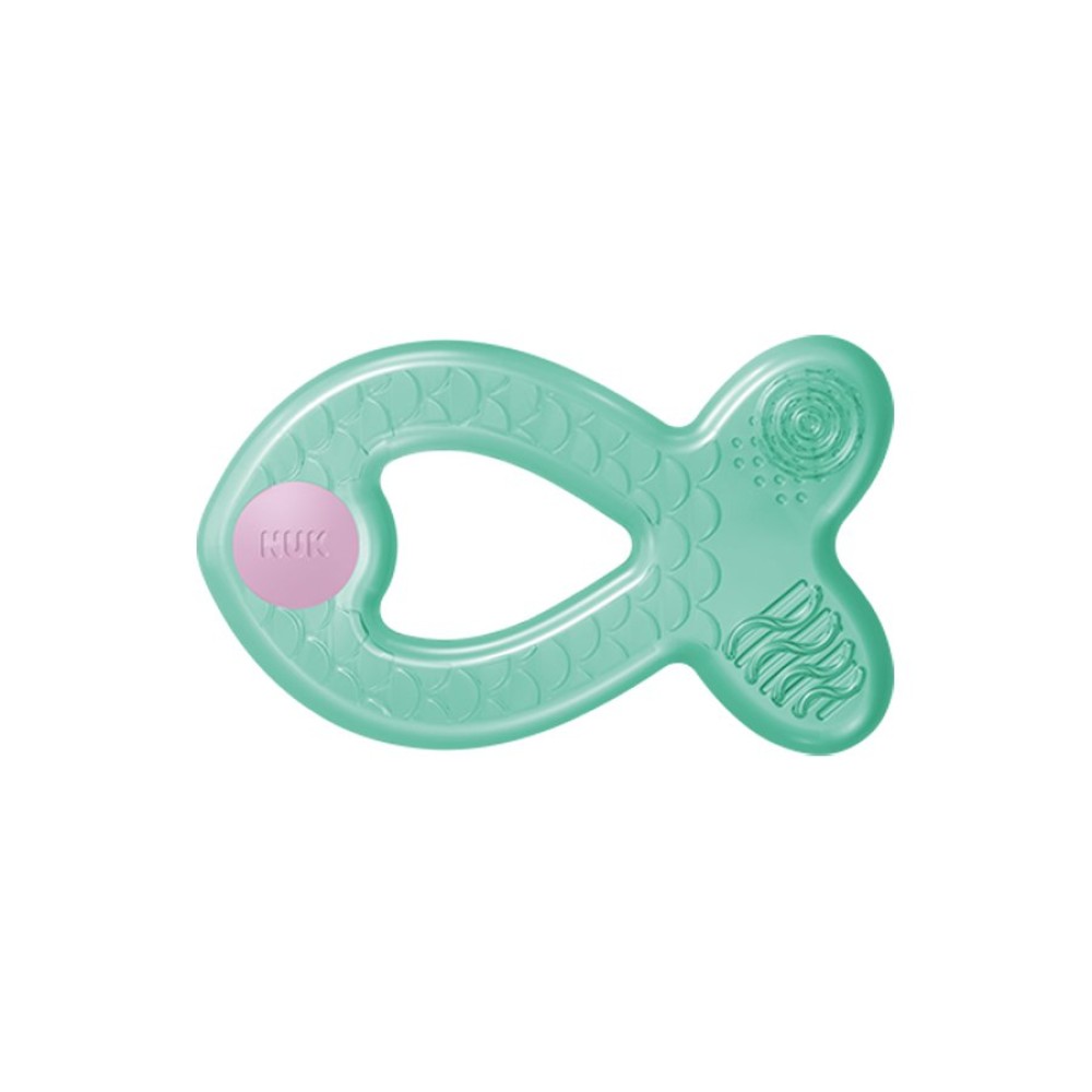 Nuk | Extra Cool Teether Δακτύλιος Οδοντοφυΐας Ψυγείου Ψαράκι Πράσινο | 1τμχ