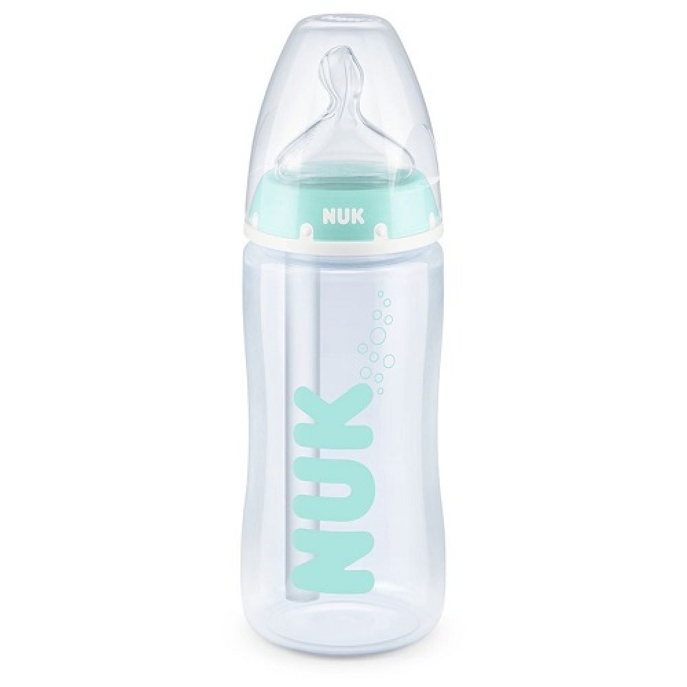 Nuk | Μπιμπερό Anti-Colic Professional με Δείκτη Θερμοκρασίας 0-6m | 300ml