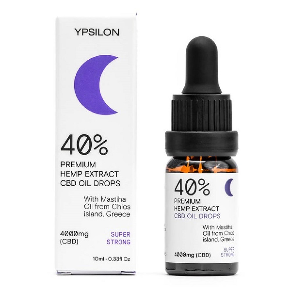 Ypsilon |40% CBD (4000mg) Super Strong Έλαιο Κάνναβης CBD με Μαστιχέλαιο Χίου |10ml