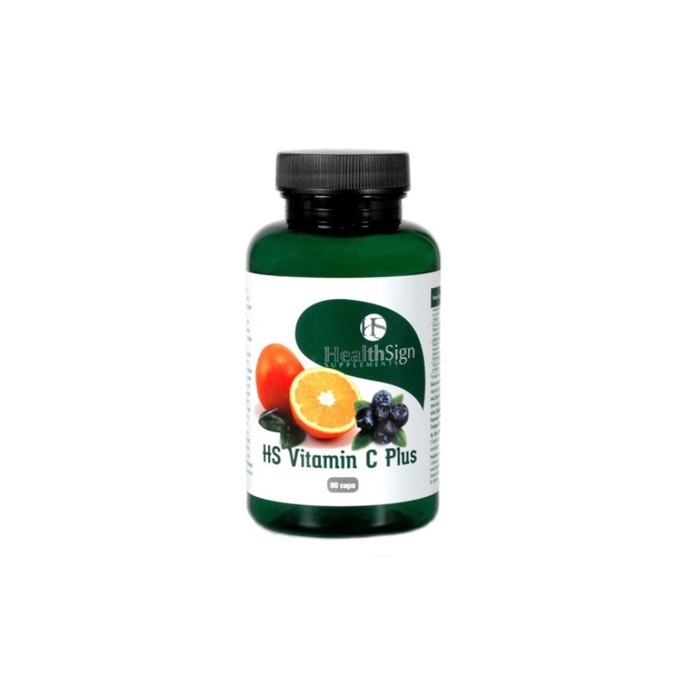 Health Sign | HS Vitamin C plus Συμπλήρωμα Διατροφής με Βιταμίνη C | 90 caps