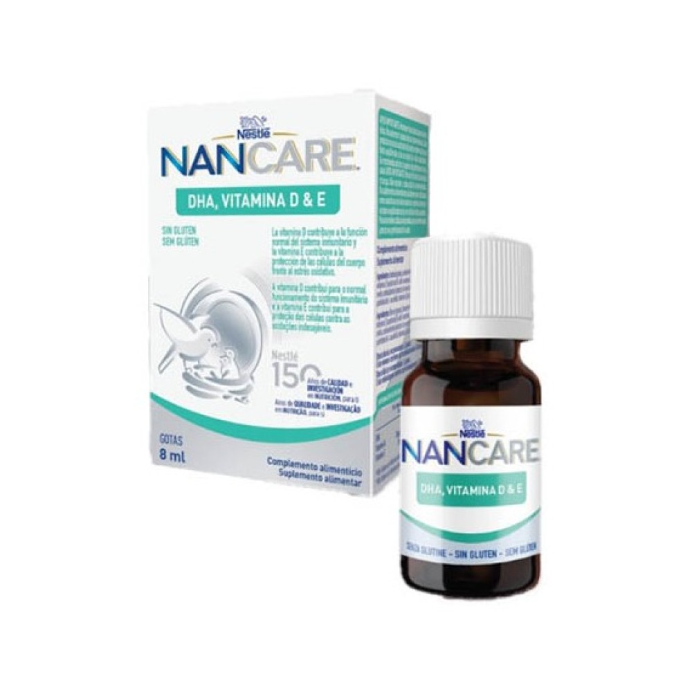Nestle | NANCare DHA Vit D&E Συμπλήρωμα Διατροφής σε Σταγόνες | 8ml