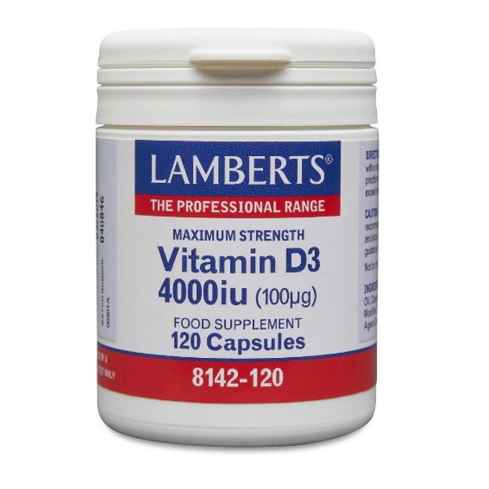 Lamberts | Vitamin D3 4000iu (100μg) | 120caps