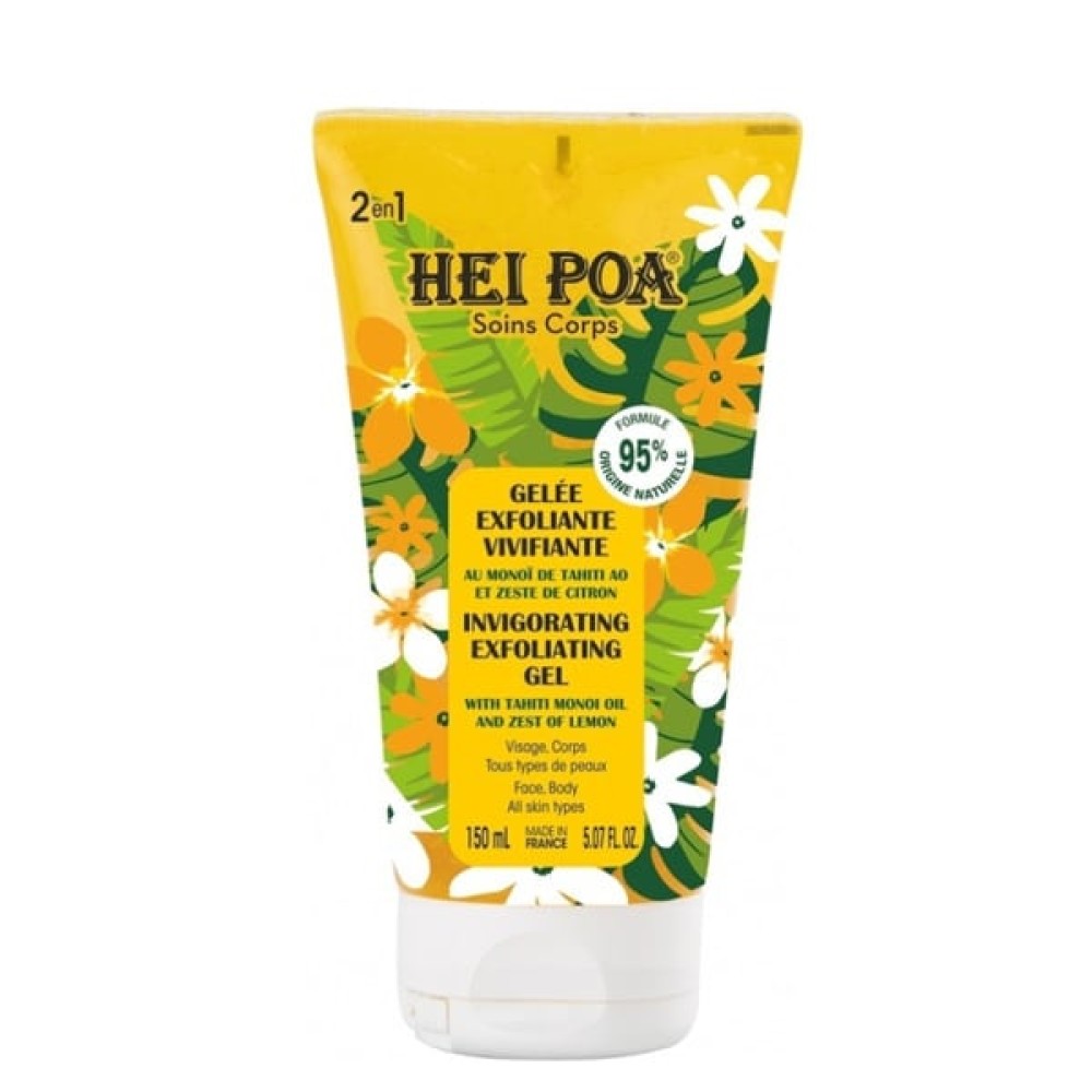 Hei Poa | Invigorating Exfoliating Gel With Tahiti Monoi Oil Τζελ Απολέπισης Προσώπου/Σώματος | 150ml