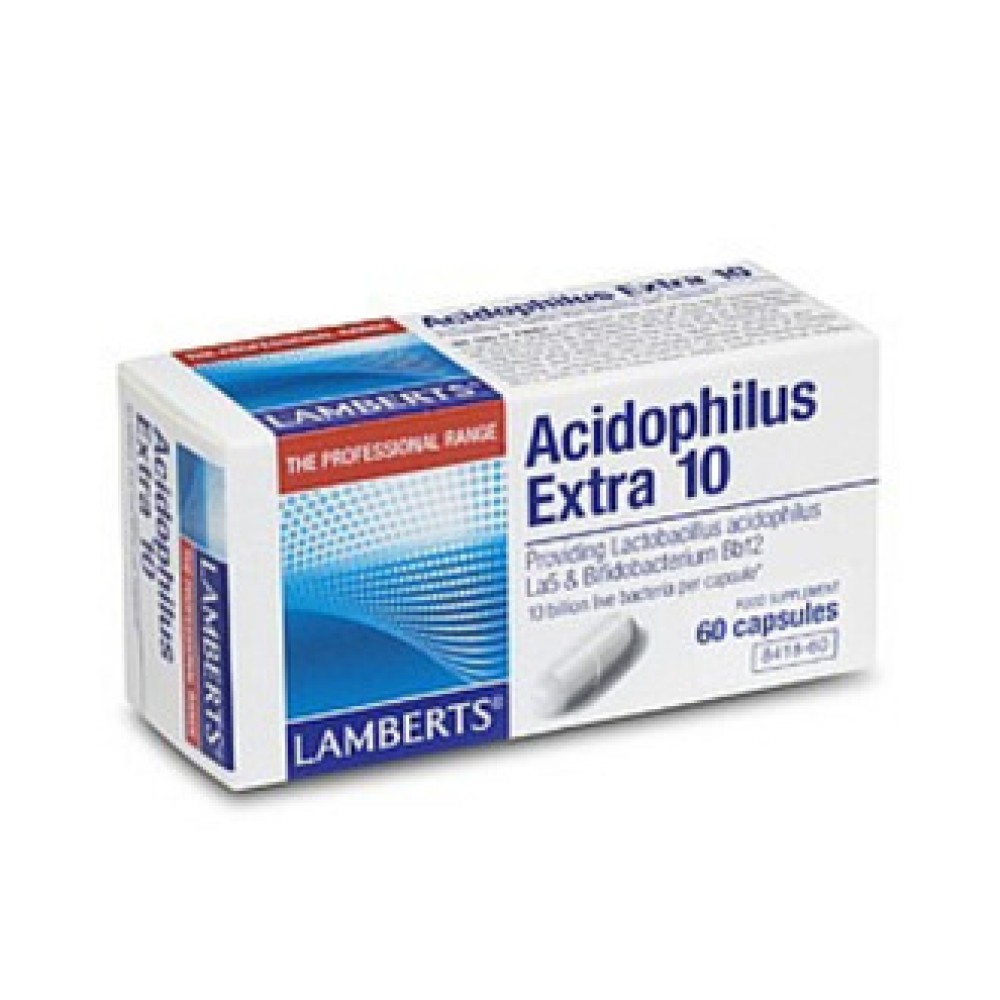 Lamberts | Acidophilus Extra 10 | Προβιοτικό Σκεύασμα | 30 Caps