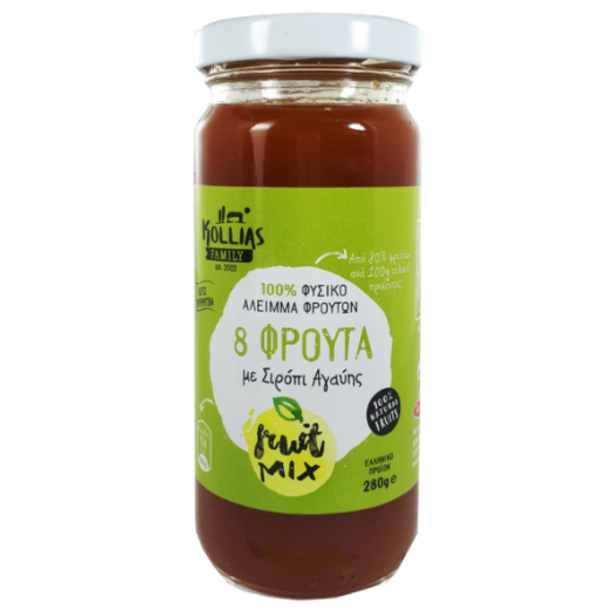 Κοχύλι | Μαρμελάδα 8 φρούτων | 280gr