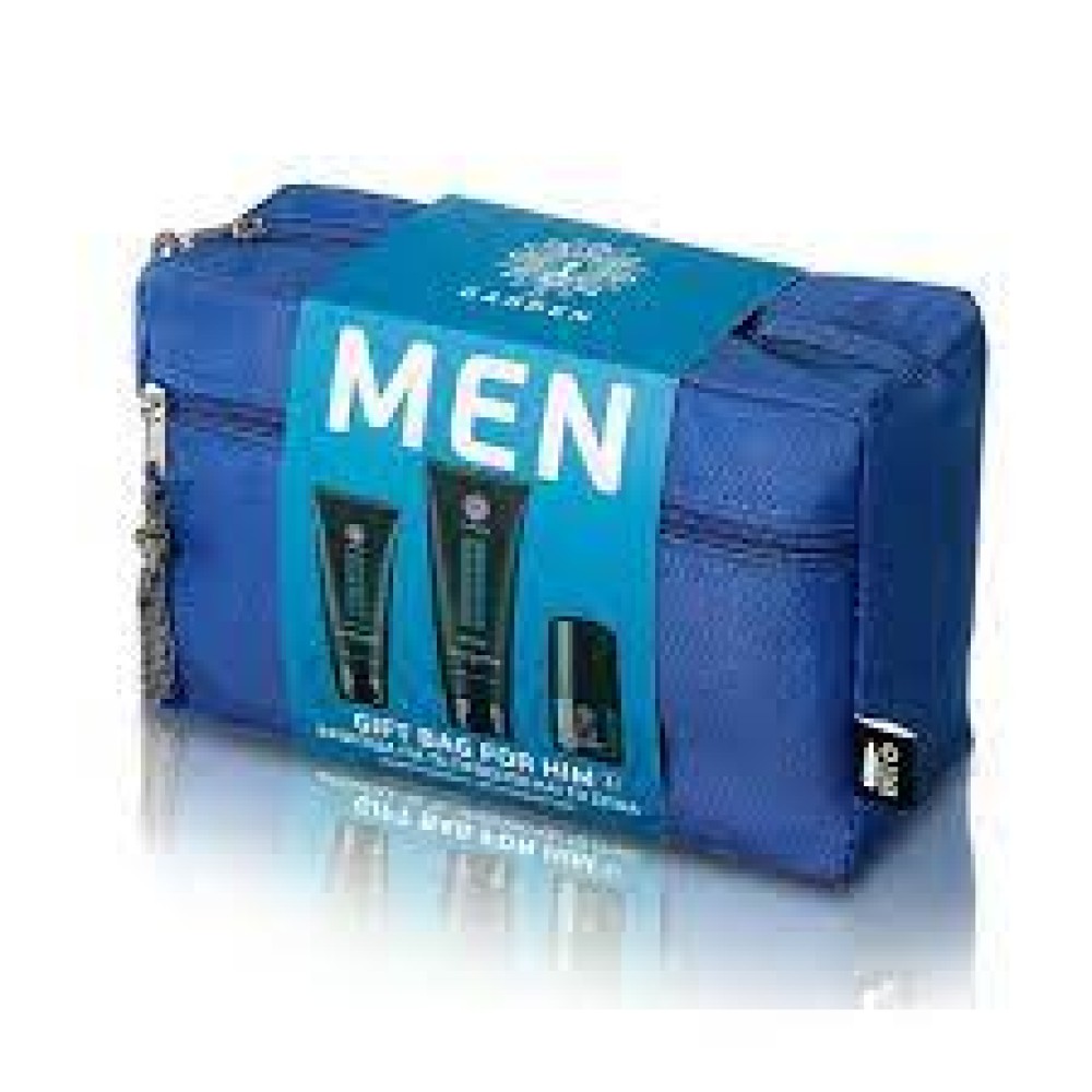 Garden Men Gift Bag For Him | 1 Καθαριστικό 3 σε 1 200 ml + Αποσμητικό 50 ml + Αντιρυτιδική Κρέμα Προσώπου & Ματιών 75 ml