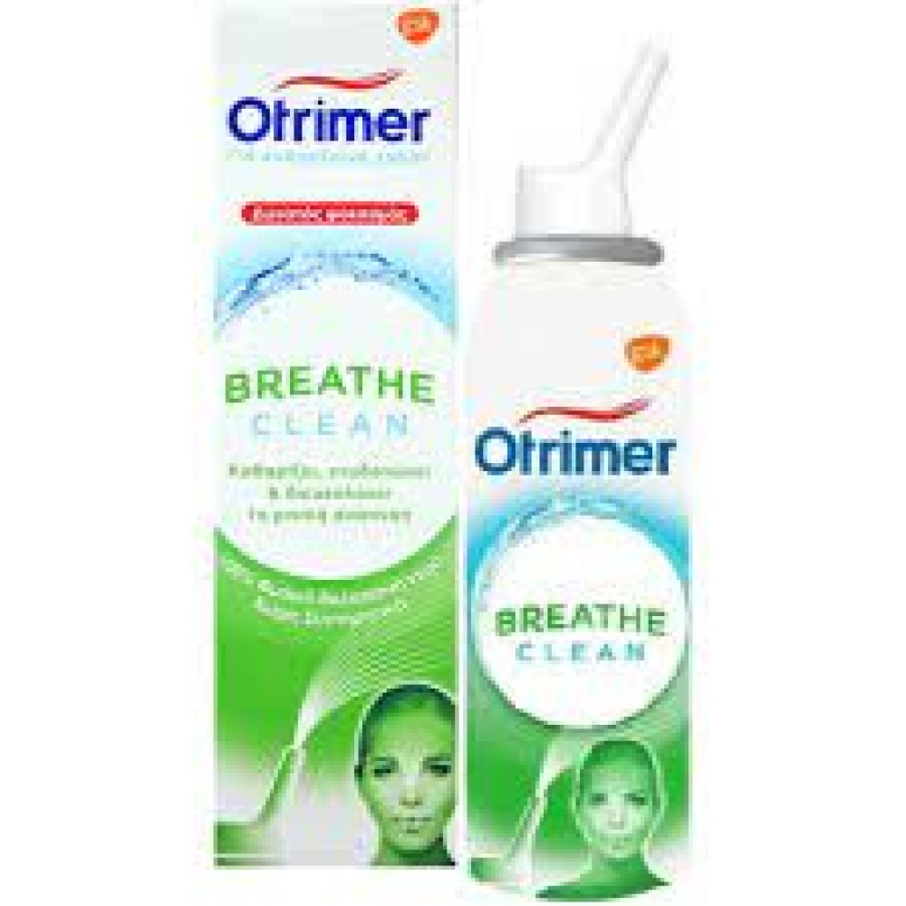 Otrimer | Breathe Clean Φυσικό Ισότονο Διάλυμα Θαλασσινού Νερού  | Δυνατός Ψεκασμός 100ml