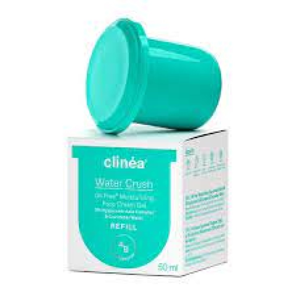 Clinéa | Water Crush Refill Ενυδατική Κρέμα-Gel Προσώπου Ελαφριάς Υφής | Ανταλλακτικό | 50ml.