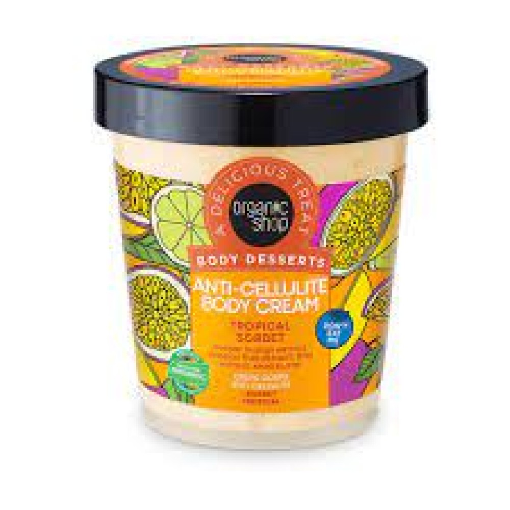 Organic Shop | Body Desserts Tropical Sorbet | Κρέμα Σώματος Κατά της Κυτταρίτιδας |450ml