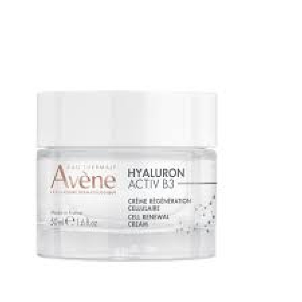 Avene | Hyaluron Activ B3 Cell Renewal Cream | Αντιγηραντική Κρέμα Προσώπου με Υαλουρονικό Οξύ Κυτταρικής Αναγέννησης | 50ml