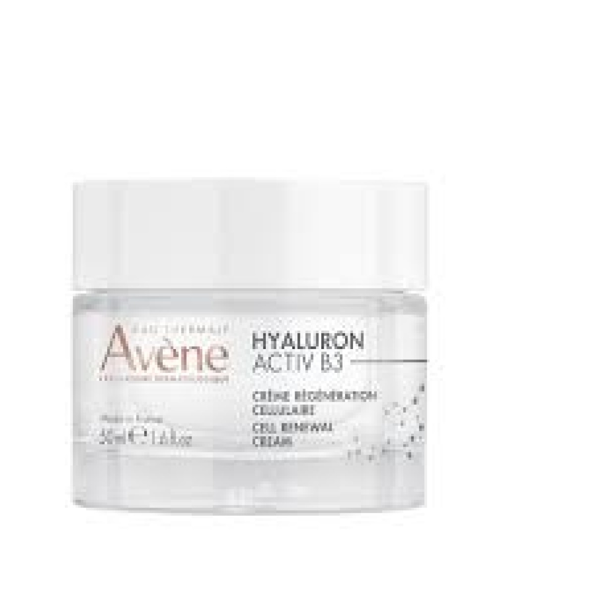 Avene | Hyaluron Activ B3 Cell Renewal Cream | Αντιγηραντική Κρέμα Προσώπου με Υαλουρονικό Οξύ Κυτταρικής Αναγέννησης | 50ml