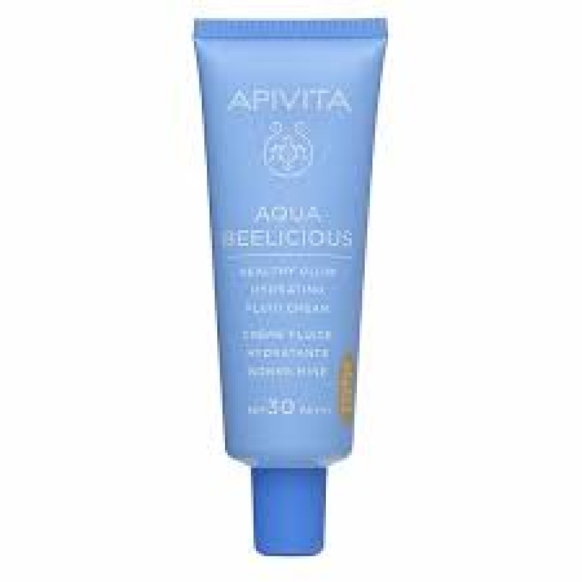 Apivita | Aqua Beelicious | Λεπτόρευστη Κρέμα Ενυδάτωσης για Φυσική Λάμψη SPF30 | 40ml