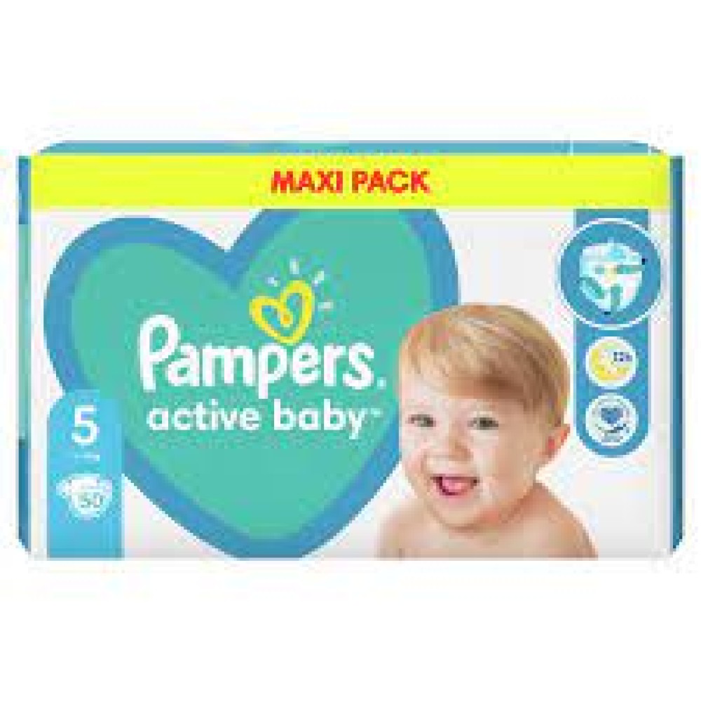 Pampers | Active Baby Maxi Pack No.5 (11-16Kg) | 50τμχ