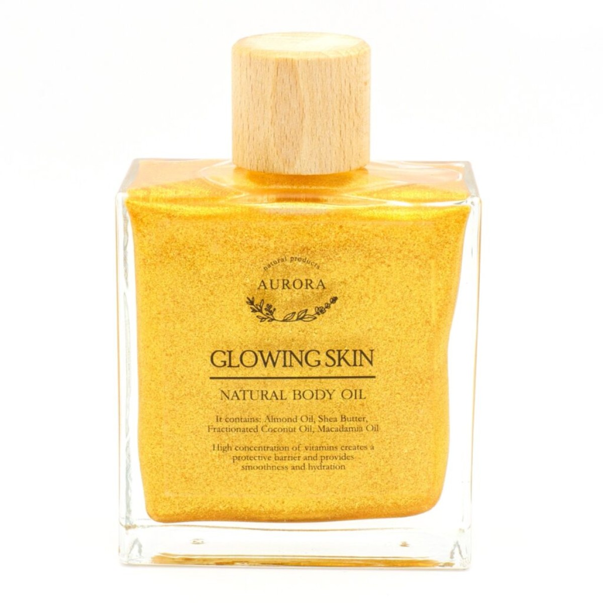 Aurora | Glowing Skin Natura Body Oil | Λάδι Σώματος με Λάμψη | 100ml