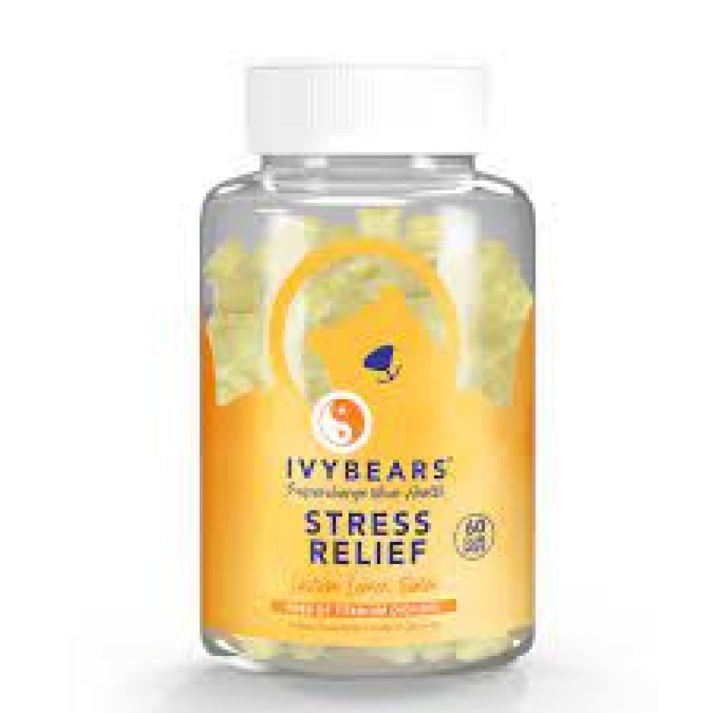 Ivybears Stress Relief, Συμπλήρωμα Διατροφής Για Εσωτερική Ισορροπία & Ηρεμία Με Φυσικό Τρόπο 60 Ζελεδάκια.