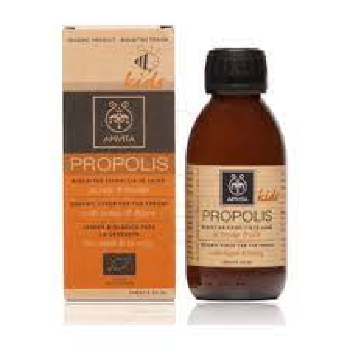 Apivita | Propolis Kids | Παιδικό Βιολογικό Σιρόπι Λαιμού Μέλι & Θυμάρι | 150ml